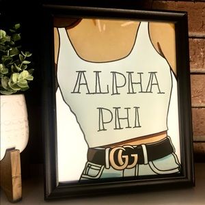 Gucci Belt ~ Alpha Phi custom print